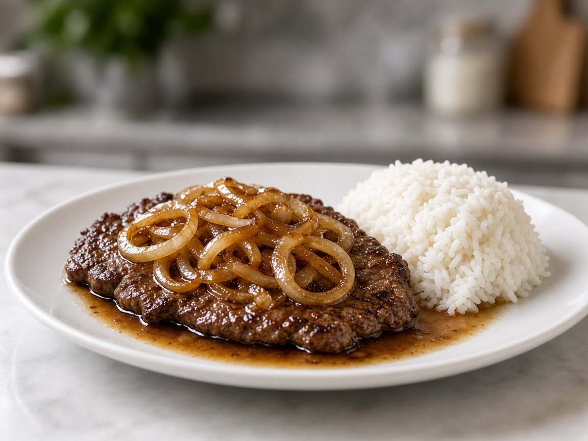 Beef Steak with Onions
